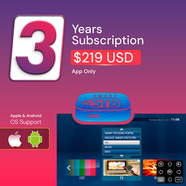 3 Year IPTV App